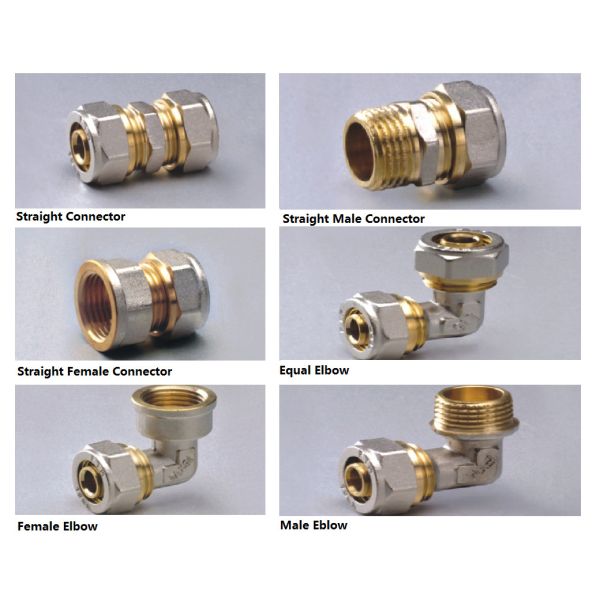 Buy Compression Fitting and Pressing Fitting for PE-AL-PE, PE-AL-PEX, PEX-AL-PEX PERT-AL-PERT at wholesale prices