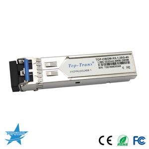Toptrans CWDM SFP Optical Transceiver SMF SFP 1.25G 1310nm 40km