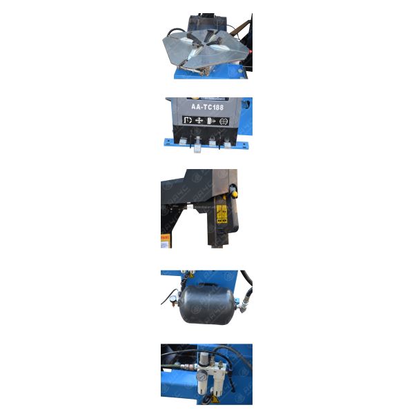 1.1KW Fully Automatic Tire Changer Machine With Back Titling Column