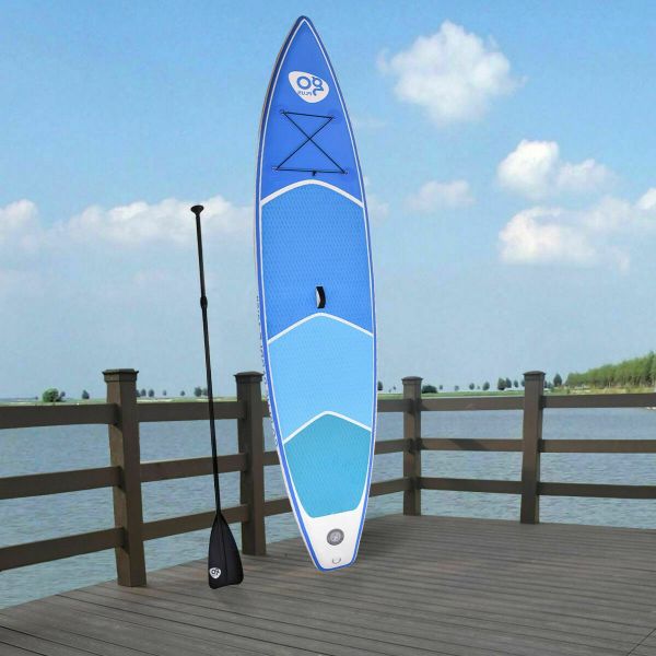 Alansma 12.5' Inflatable Stand Up Paddle Board PVC & EVA Blue Surfboard