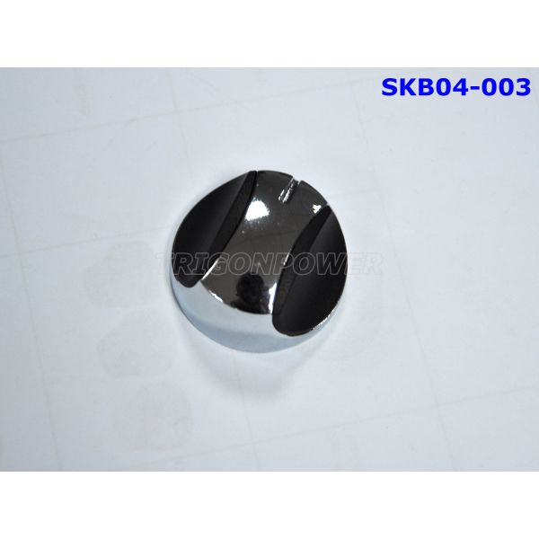 Buy High Gloss Oven Control Knob Electroplate Chrome / Nickel Zamac Material at wholesale prices