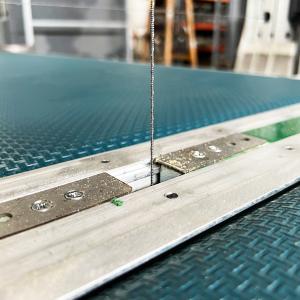 CNC Rock Wool PU Foam Cutting Machine For 2D Complex Shape For Building Material