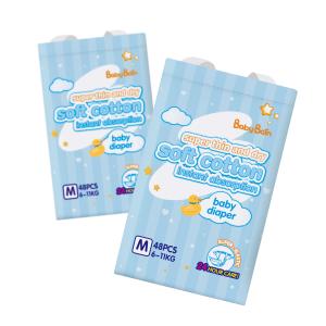 3D Anti Leak Non Woven Disposable Baby Diapers Soft Breathable