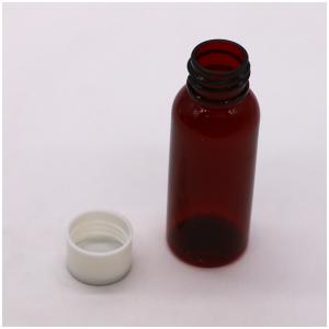 30mL PET Boston Round Slim 20-410 Syrup Plastic Bottle for Maple Syrup Screen
