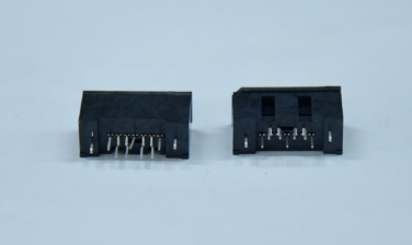 SATA 7p Male DIP 180° Au 30u'' Plated Wire to Board Connector