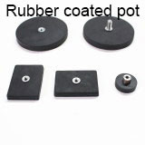 Buy Rubber Coated Super Strong Magnetism Round Base for Cars Assemblies at wholesale prices