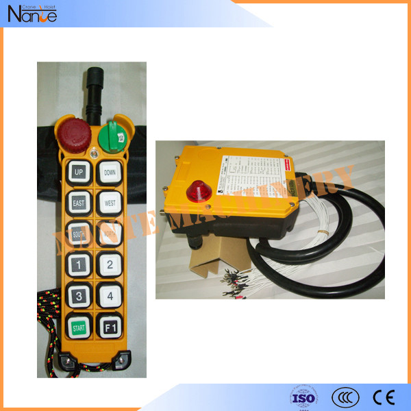 Buy Yellow 11 Programmable Double Step Pushbutton Wireless Hoist Remote Control at wholesale prices