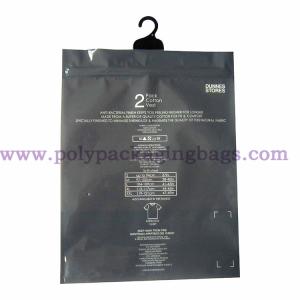 200 Micron Plastic Zipper Packing Bags With Bottom Gusset
