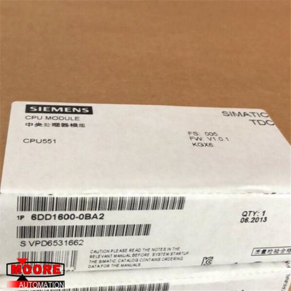 Buy 6DD1600-0BA2 6DD1 600-0BA2  Siemens Processor Module at wholesale prices