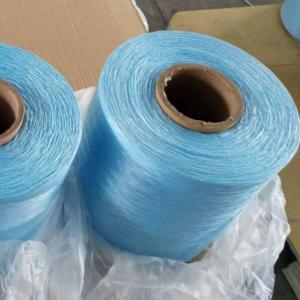 Lightweight Blue Fibrillated LSHF FR PP Filler Yarn for Filling Flame-retardant