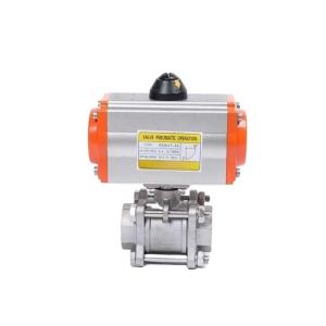 China 3PC Screwed Ball Valve with Pneumatic/Electric Actuator CFR Term Samples US 5.8/Piece on sale