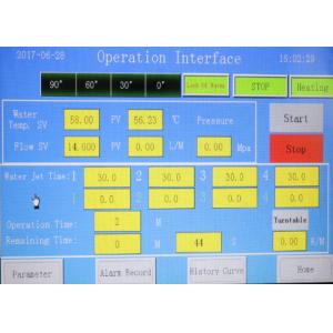 IPX9 IPX9K Water Ingress Testing Equipment / High Pressure And Temperature 80±5