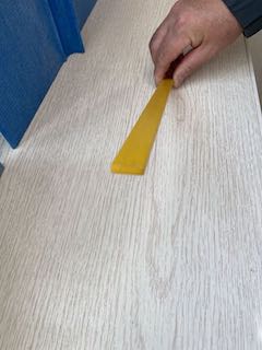 Lightweight Yellow Fiberglass Flat Bar 40x6mm