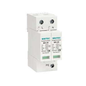 BR-20 4P Class 2 Surge Protective Device Lightning Arrester 3 Phase Thunder SPD
