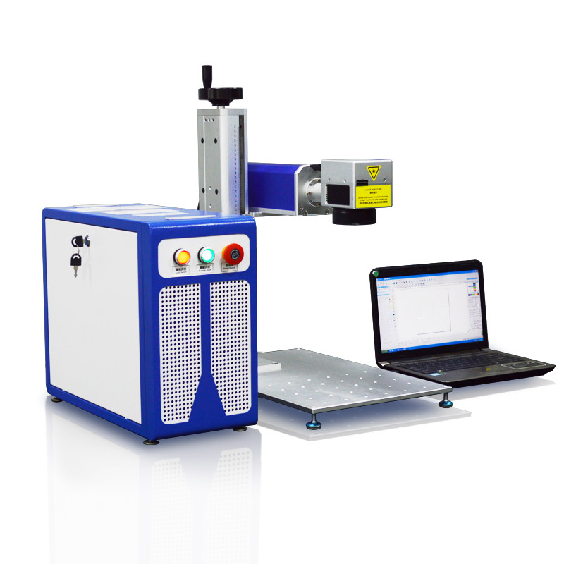 10w 20w fiber laser marking machine silver gold inside ring laser marking
