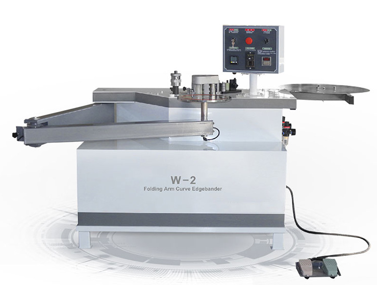 Air Pressure 0.5-0.8Mpa Touch Screen Folding Arm Edge Banding Machine Easy Operation