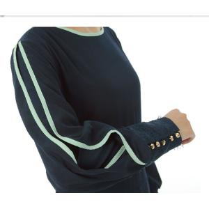 Long Sleeve Relaxed Ankle Maxi Dress Round Neck With Polyester