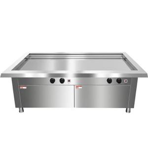 7-10 Seat Rectangle Teppanyaki Grill Table Stainless Steel