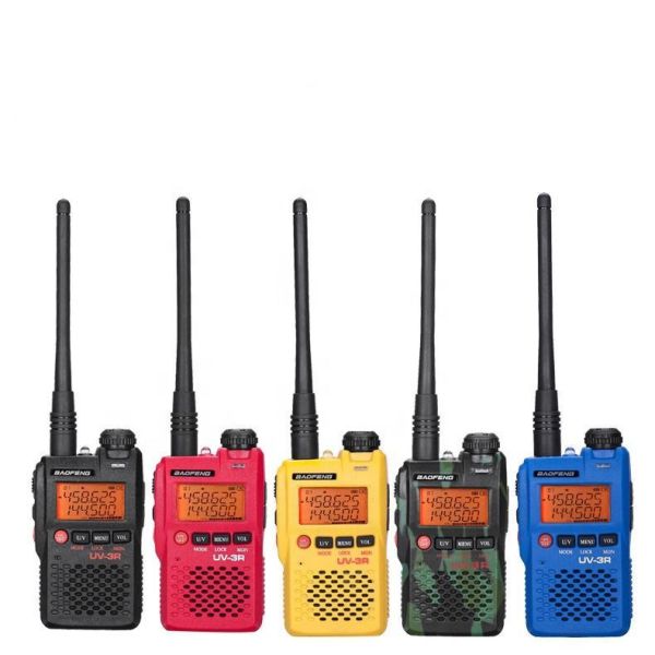 Baofeng UV-3R Dual Band Walkie Talkie with 1-5KM Talk Range 16 Storage Channels