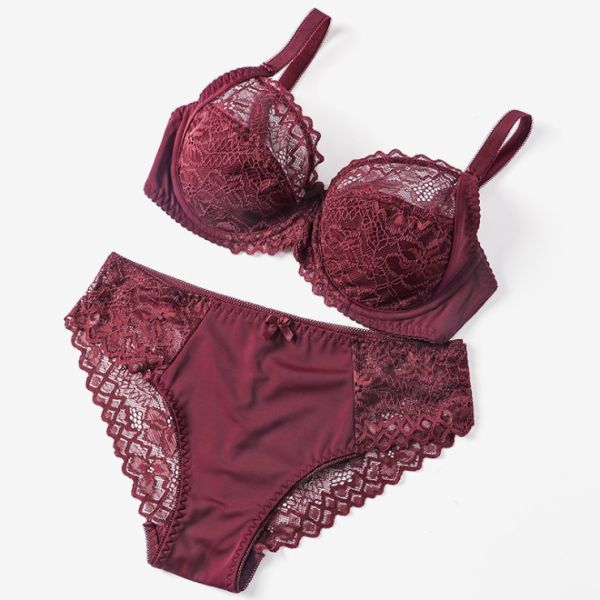 Hot Design Fancy Women Panties And Bra Set C Cup Bra And Brief Sets Sexy