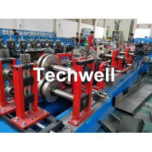 Automatic Interchangeable C / Z Purlin Roll Forming Machine With Hydraulic