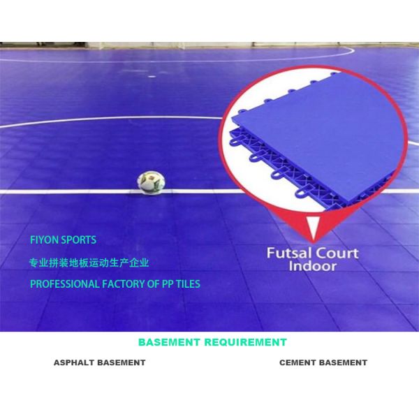 100% new material interlocking outdoor portable FIBA basketball court sports
