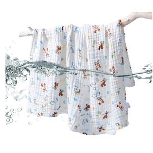 240GSM Gauze Swaddle Fabric Good Cold Resistance Baby Clothing Fabric