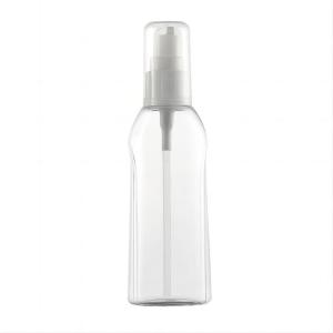 80ml PET Plastic Bottle with Plastic Pump Sprayer Cap for Shampoo Shower Gel