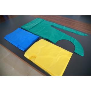 Flat Packed Disposable Polythene Aprons Smooth Surface Multi Colored Available