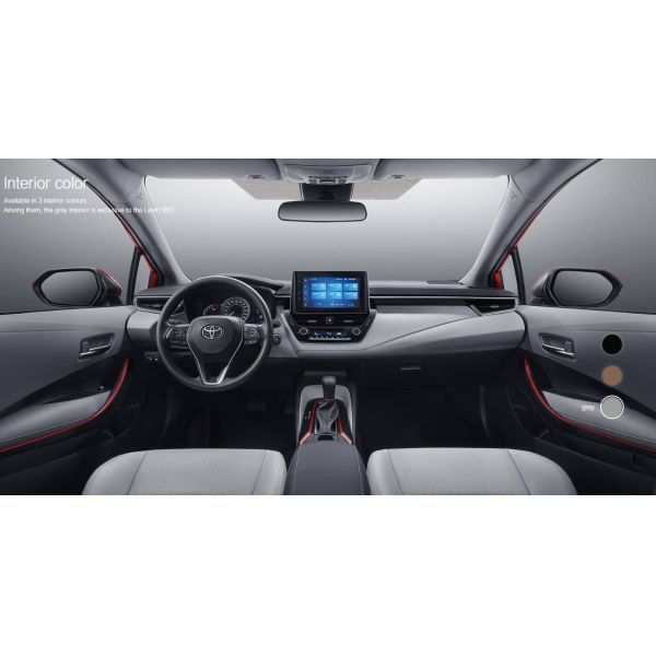 TO-YOTA LEVIN Hybrid Electric Car High Speed Electric Vehicle with 2700mm Wheelbase and 5 Seating Arrangements