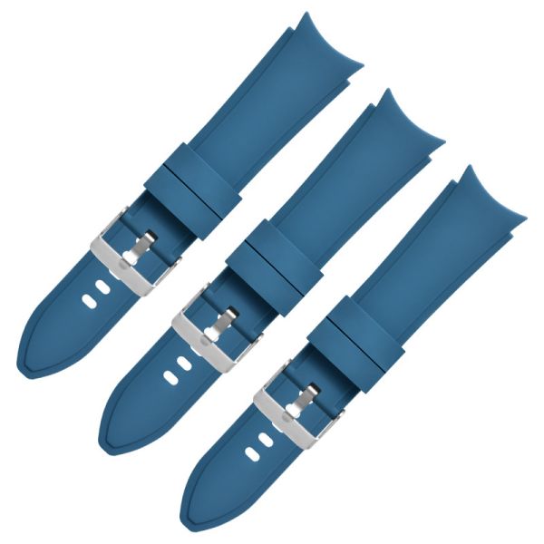 Buy Soft 20mm width Silicone Watch Straps Elbow Quick Release Design at wholesale prices