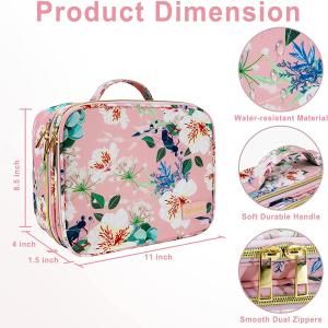 Extra Large Durable and Lightweight Makeup Bag Double Layer Makeup Organizer