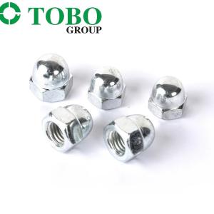 TOBO carbon Steel Din1587 M6 M8 M10 M12 M14 M16 Wheel Lug Nut Cap Nuts