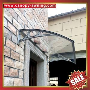 house window door diy polycarbonate pc shelter Awning canopy with aluminium