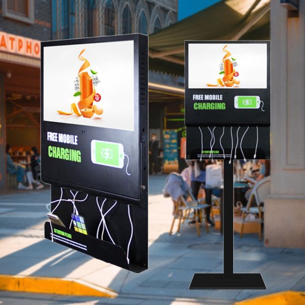 15.6/ 21.5 Inch Advertising LCD Displayer Charging Station for Mobile Phone