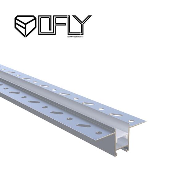 Buy Rimless Plaster In Recessed Led Profile 56mm With Opal Cover at wholesale prices