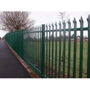 Quality Galvanized Iron Steel Palisade Fence Powder Coated for sale