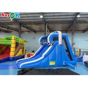 Small Inflatable Slide Wet And Dry Slide Anti Ruptured Logo Printing Outdoor