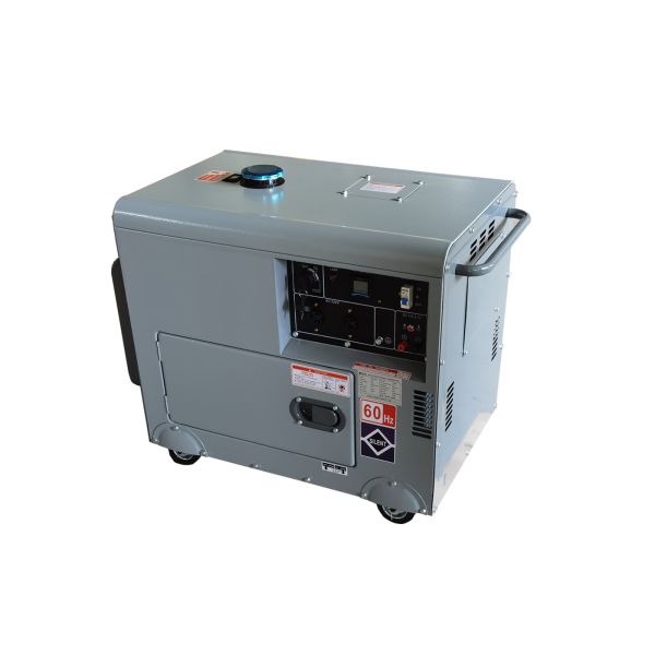 Super Quite Industrial Generator Set 7kw Diesel Generator Single Cylinder