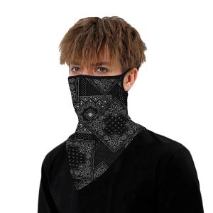 100% Cotton Fall Tubular Headwear Seamless Face Scarf