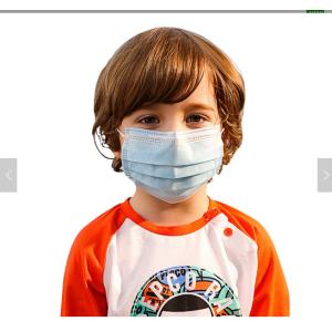 fabric 100% Sterile 148mm Kids Medical Face Mask