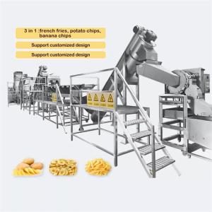 China Continuous Potato Chips Making Machine Automatic For Making Chips on sale