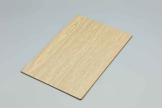 3mm Pvdf Coated White Maple Wooden Aluminum Composite Panel For Exterior Wall