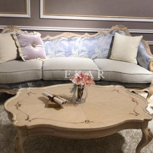 European Elegant Style Classic Wooden Coffee Tea Table