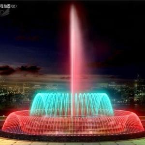 Program Color Changing LED Pool Fountain Stainless Steel 304