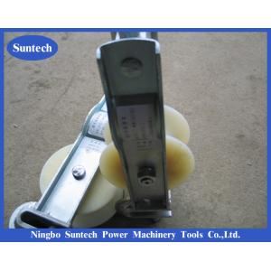 Dual-Use Sitting and Hanging Type Wire Rope Conductor Pulley Stringing Block