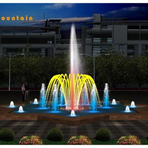 High-level outdoor music water fountain for waterscape