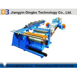 Hydraulic Cutting Steel Slitting Line , 600-1300mm Coil Width