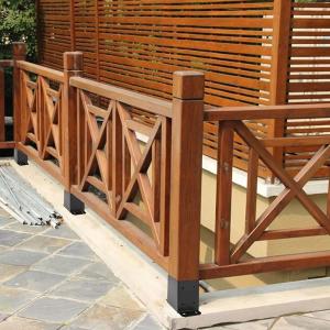Concrete Anchors Pergola Brackets Supporting Fixed Wood with ECO FRIENDLY