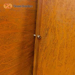 SGS Farmhouse Rectangular Outdoor Metal Planter Raised Garden Bed For Vegetable